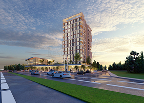 Инвестиционный проект на стадии котлована в районе Санджактепе