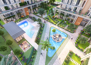 Инвестиционный проект на стадии котлована в районе Санджактепе