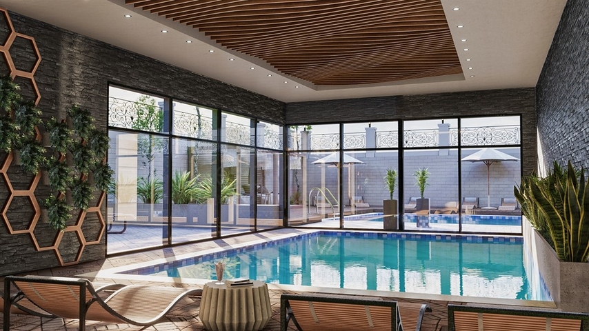 Квартира планировкой 1+1 в современном доме в районе Махмутлар