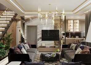 Квартира планировкой 1+1 в современном доме в районе Махмутлар