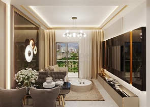 Квартира планировкой 1+1 в современном доме в районе Махмутлар