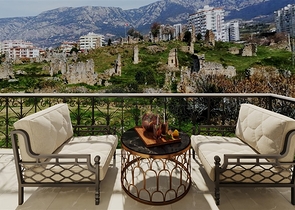 Квартира планировкой 1+1 в современном доме в районе Махмутлар