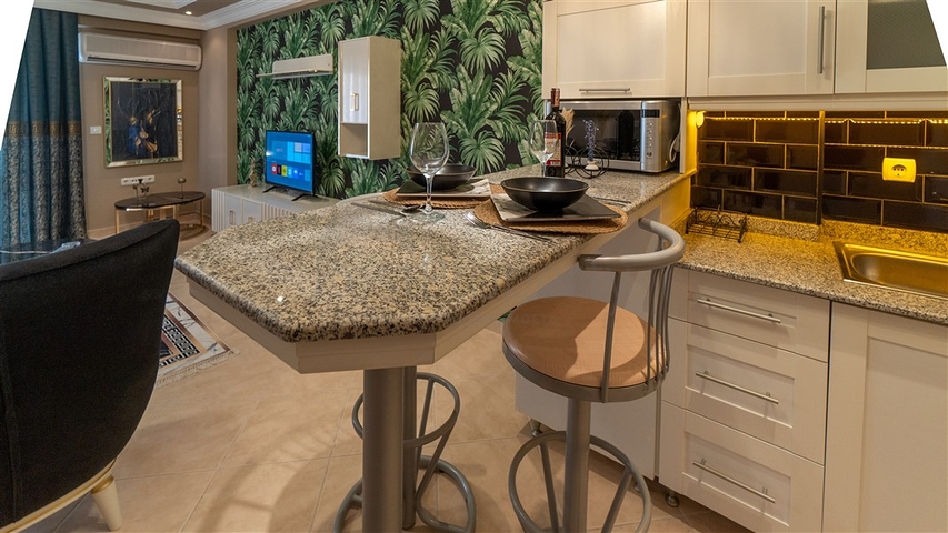 Трёхкомнатная квартира в районе Махмутлар в 200 м от моря