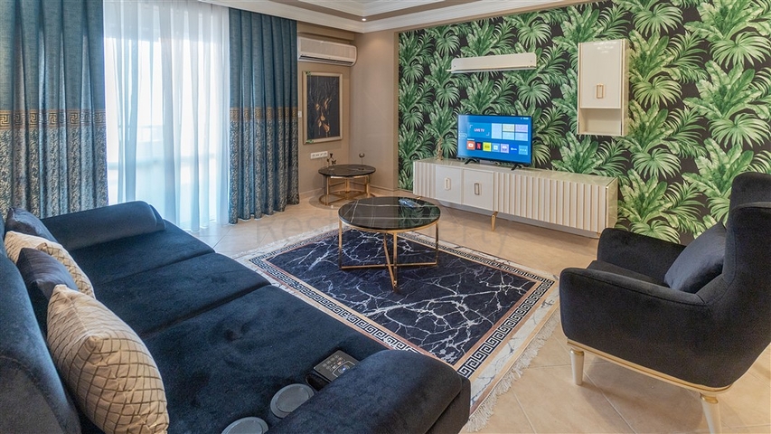 Трёхкомнатная квартира в районе Махмутлар в 200 м от моря