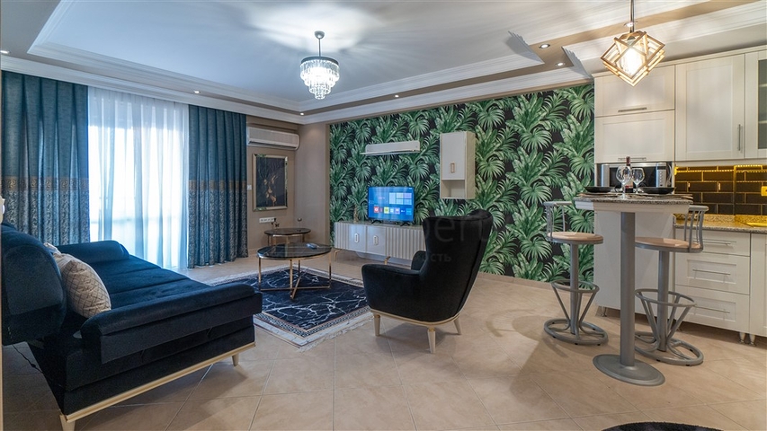 Трёхкомнатная квартира в районе Махмутлар в 200 м от моря