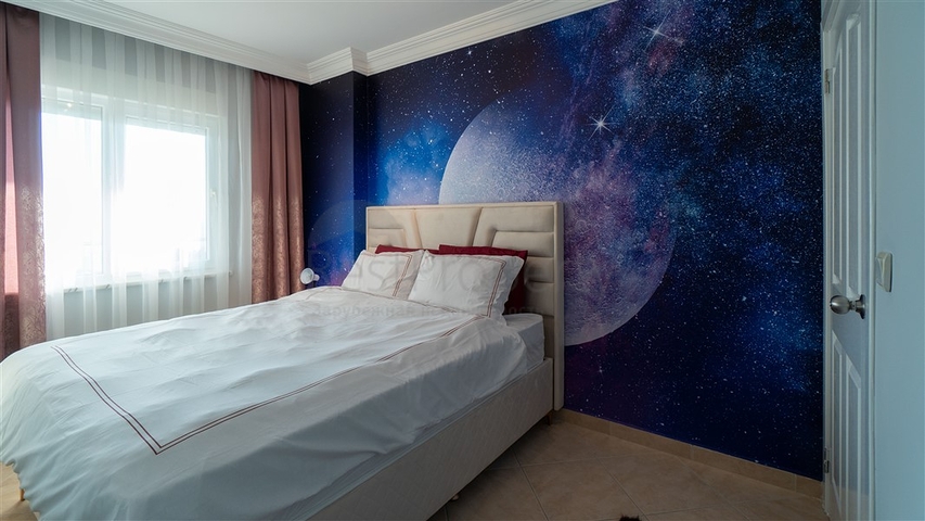 Трёхкомнатная квартира в районе Махмутлар в 200 м от моря