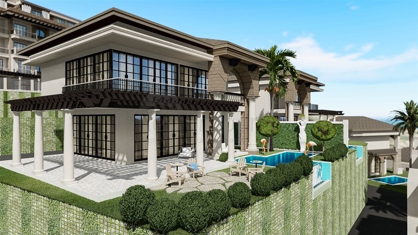 Новый инвестиционный проект с видом на море в районе Каргыджак