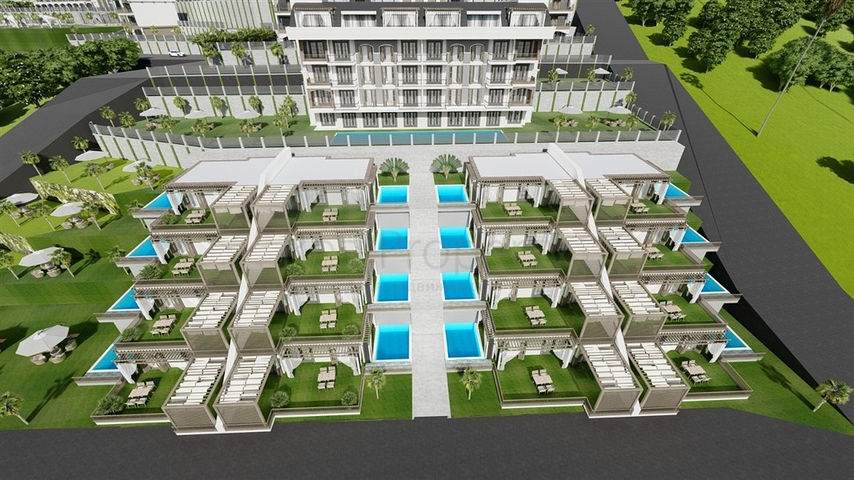 Новый инвестиционный проект с видом на море в районе Каргыджак