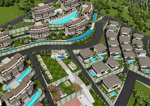 Новый инвестиционный проект с видом на море в районе Каргыджак