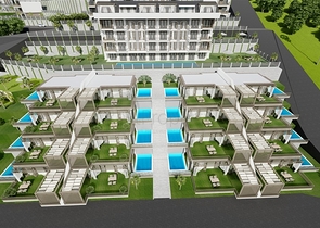 Новый инвестиционный проект с видом на море в районе Каргыджак