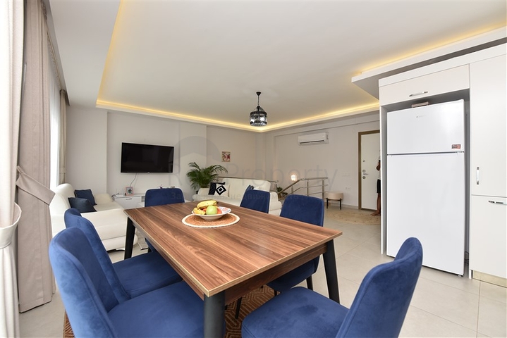 Просторная квартира-дуплекс в элитном районе Каргыджак