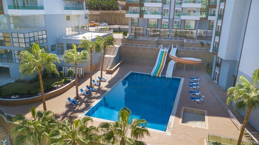 Просторная квартира-дуплекс в элитном районе Каргыджак