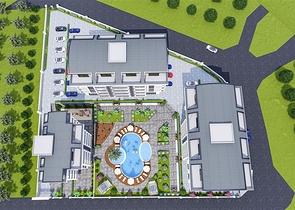 Двухкомнатная просторная квартира в районе Оба