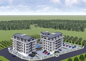 Двухкомнатная просторная квартира в районе Оба