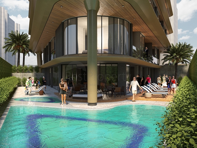 Квартира 1+1 в новом комплексе в центре Алании