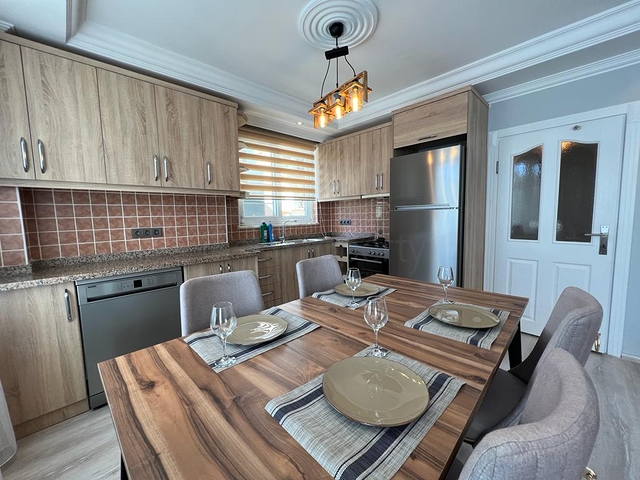 Квартира 2+1 с дизайнерским ремонтом в районе Оба