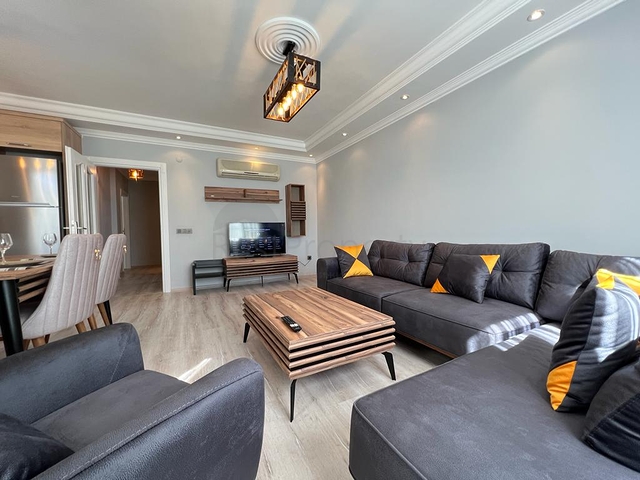 Квартира 2+1 с дизайнерским ремонтом в районе Оба