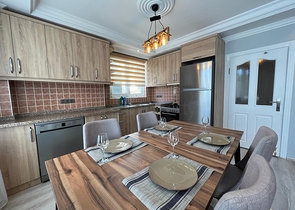 Квартира 2+1 с дизайнерским ремонтом в районе Оба