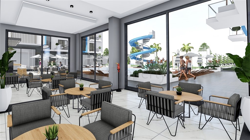 Квартира в новом комплексе в районе Оба