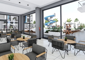 Квартира в новом комплексе в районе Оба