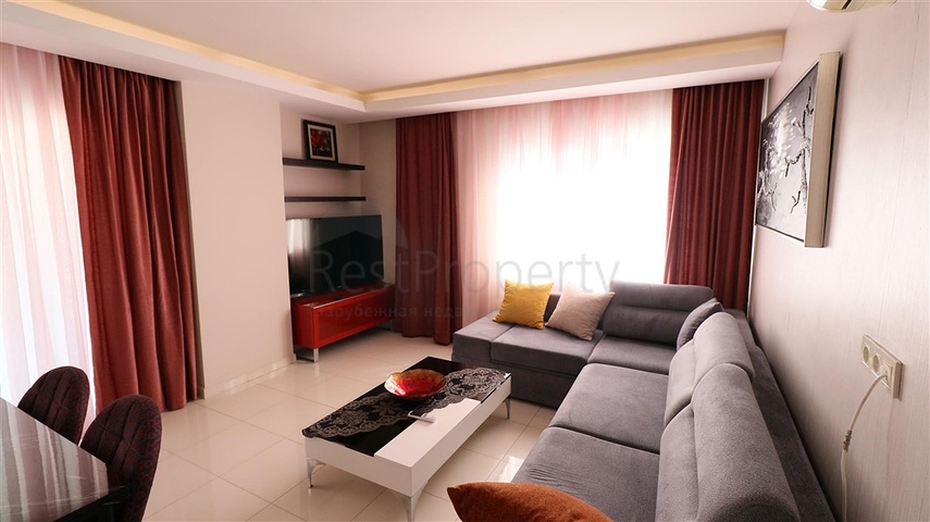 Апартаменты 2+1 в 350 метрах от моря в районе Махмутлар