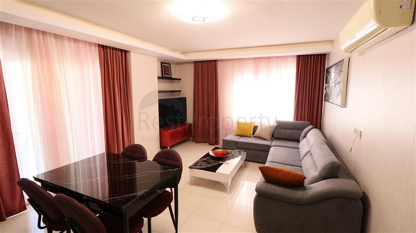 Апартаменты 2+1 в 350 метрах от моря в районе Махмутлар