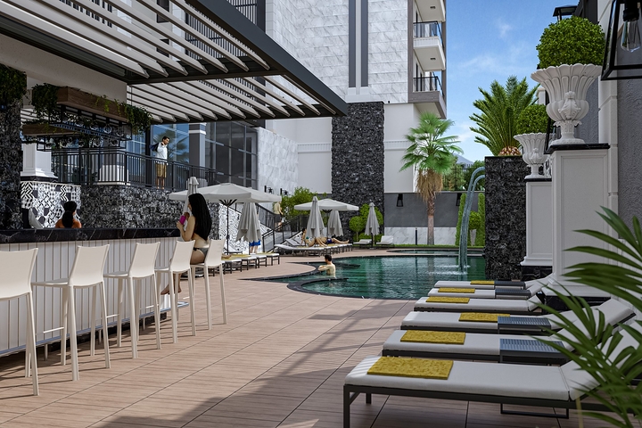 Квартира в новом инвестиционном проекте в районе Каргыджак