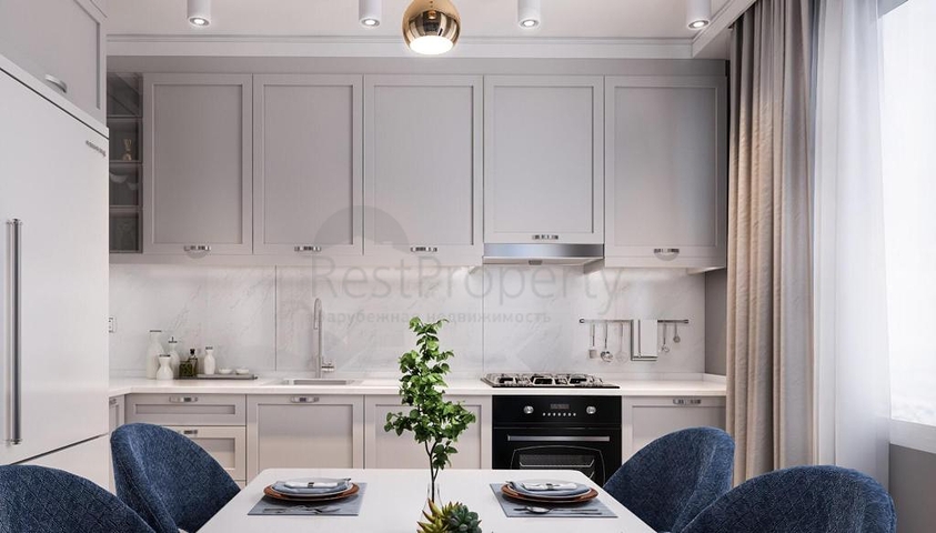 Двухкомнатная квартира в районе Авсаллар