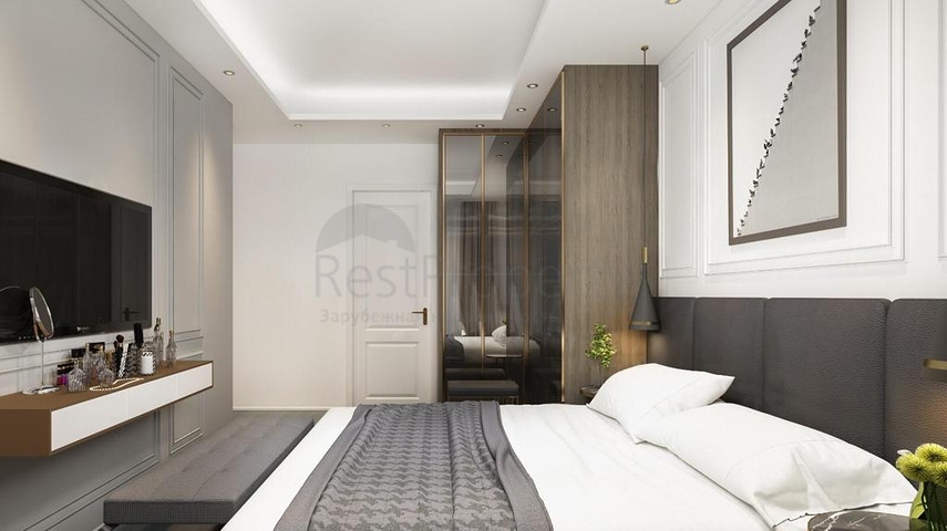 Двухкомнатная квартира в районе Авсаллар