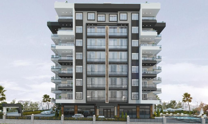 Двухкомнатная квартира в районе Авсаллар