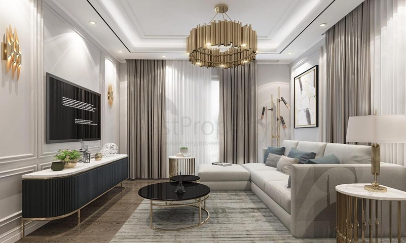 Двухкомнатная квартира в районе Авсаллар