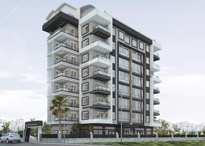 Двухкомнатная квартира в районе Авсаллар