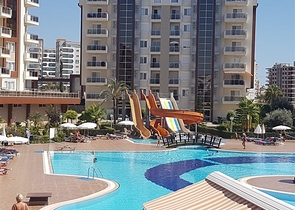 Двухкомнатная квартира в Авсалларе 