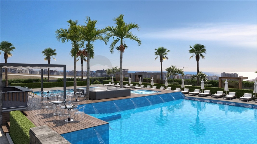 Проект премиального жилого комплекса с инфраструктурой в Махмутларе