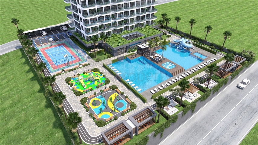 Проект премиального жилого комплекса с инфраструктурой в Махмутларе