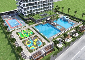 Проект премиального жилого комплекса с инфраструктурой в Махмутларе