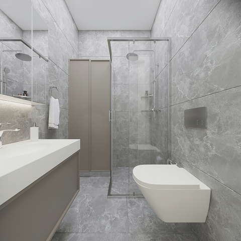 Апартаменты 2+1 в эко комплекс в окружении хвойного леса в районе Дортепе на восточной части Бодрума.