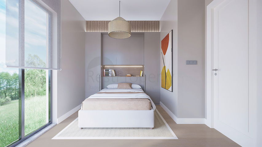 Апартаменты 2+1 в эко комплекс в окружении хвойного леса в районе Дортепе на восточной части Бодрума.