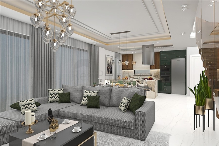 Новый проект эксклюзивной виллы в районе Каргыджак