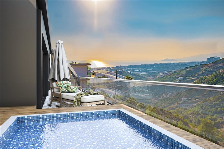 Новый проект эксклюзивной виллы в районе Каргыджак