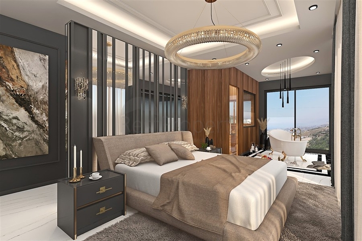 Новый проект эксклюзивной виллы в районе Каргыджак