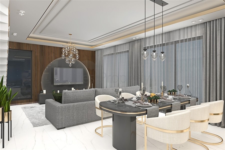 Новый проект эксклюзивной виллы в районе Каргыджак