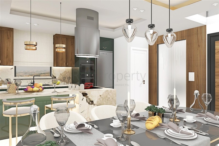 Новый проект эксклюзивной виллы в районе Каргыджак