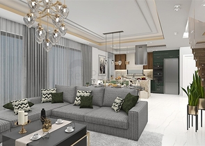 Новый проект эксклюзивной виллы в районе Каргыджак