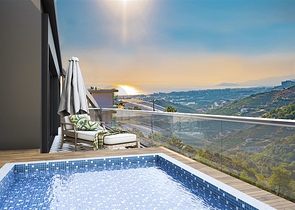 Новый проект эксклюзивной виллы в районе Каргыджак