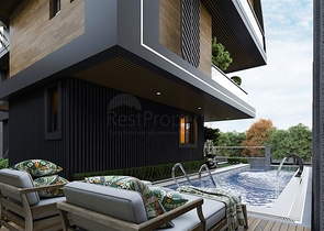 Новый проект эксклюзивной виллы в районе Каргыджак