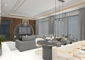 Новый проект эксклюзивной виллы в районе Каргыджак