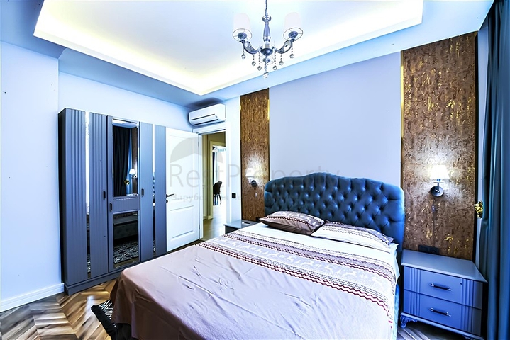 Меблированная квартира 2+1 в новом современном комплексе в центре Алании