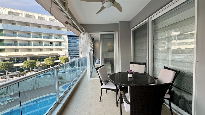 Уютная квартира 2+1 в 50 м от моря в районе Тосмур