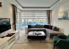 Уютная квартира 2+1 в 50 м от моря в районе Тосмур